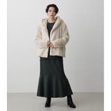 FLUFFY HOODIE SHORT COAT | AZUL BY MOUSSY | 詳細画像4