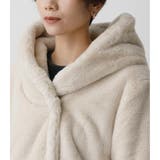 FLUFFY HOODIE SHORT COAT | AZUL BY MOUSSY | 詳細画像8