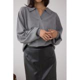 T.GRY | ポロカラーフォルムニットプルオーバー | AZUL BY MOUSSY