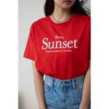 RED | カジュアルロゴTシャツ | AZUL BY MOUSSY
