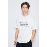 引き揃え天竺Didn't care Tシャツ | AZUL BY MOUSSY | 詳細画像2