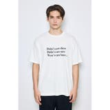 引き揃え天竺Didn't care Tシャツ | AZUL BY MOUSSY | 詳細画像5