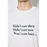 引き揃え天竺Didn't care Tシャツ | AZUL BY MOUSSY | 詳細画像8