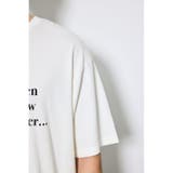 引き揃え天竺Didn't care Tシャツ | AZUL BY MOUSSY | 詳細画像9