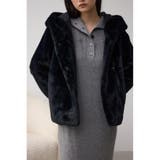 BLK | フラッフィーフェイクファーブルゾン | AZUL BY MOUSSY