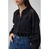 BLK | コットンレースシャツ | AZUL BY MOUSSY