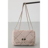 BEG | キルティングデザインフラップファーバッグ | AZUL BY MOUSSY