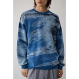 BLU | フォトジャガードニット | AZUL BY MOUSSY