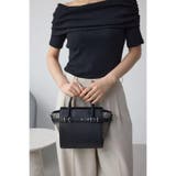BLK | ベルトデザイントラペイズドバッグ | AZUL BY MOUSSY