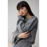 袖リボンデザインニット | AZUL BY MOUSSY | 詳細画像36