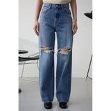 AZUL DENIM ダメージワイドデニム | AZUL BY MOUSSY | 詳細画像5
