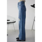 AZUL DENIM ダメージワイドデニム | AZUL BY MOUSSY | 詳細画像6