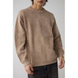 BEG | ダブルフェイスモールニット | AZUL BY MOUSSY