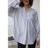 柄NVY5 | ルーズスキッパーシャツ | AZUL BY MOUSSY