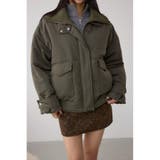 KHA | 襟リブ中綿ポケットブルゾン | AZUL BY MOUSSY