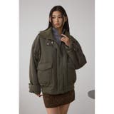 襟リブ中綿ポケットブルゾン | AZUL BY MOUSSY | 詳細画像29