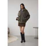 襟リブ中綿ポケットブルゾン | AZUL BY MOUSSY | 詳細画像30 