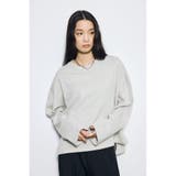 T.GRY | スリットヘムルーズプルオーバー | AZUL BY MOUSSY