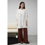 ポンチョ型楊柳シャツ | AZUL BY MOUSSY | 詳細画像3 