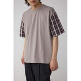 柄BEG5 | 異素材スウィッチングトップス | AZUL BY MOUSSY