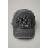 ピグメントダメージ3D刺繍キャップ | AZUL BY MOUSSY | 詳細画像6