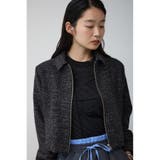 ラメツイードショートジャケット | AZUL BY MOUSSY | 詳細画像1