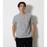T.GRY | RANDOM TACK BORDER V/N TEE | AZUL BY MOUSSY
