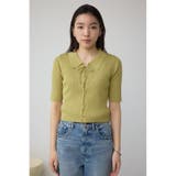 レースアップ5分袖ポロカラーニット | AZUL BY MOUSSY | 詳細画像22