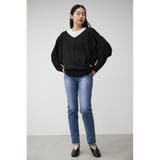 BIAS RIB LOOSE KNIT TOPS | AZUL BY MOUSSY | 詳細画像14