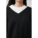 BIAS RIB LOOSE KNIT TOPS | AZUL BY MOUSSY | 詳細画像18