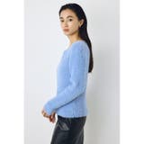 ダブルジップシャギーニットカーディガン | AZUL BY MOUSSY | 詳細画像28