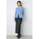 ダブルジップシャギーニットカーディガン | AZUL BY MOUSSY | 詳細画像30