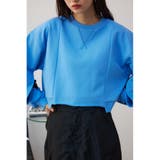 BLU | クロップドスウエットトップス | AZUL BY MOUSSY
