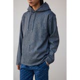 BLU | ロゴプレートダンボールフーディー | AZUL BY MOUSSY