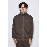 合皮アップリケ裏毛ジップパーカー | AZUL BY MOUSSY | 詳細画像20 