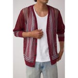 柄BRD5 | クロシェライクカーディガン | AZUL BY MOUSSY