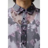 シアー総柄長袖シャツ | AZUL BY MOUSSY | 詳細画像29