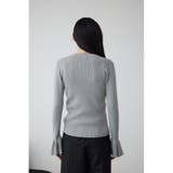 シアーコンビフレアスリーブニット | AZUL BY MOUSSY | 詳細画像34