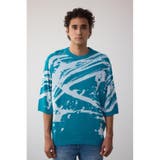 アブストラクトジャガード5分袖ニット | AZUL BY MOUSSY | 詳細画像26
