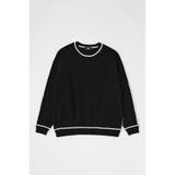 BLK | 配色パイピングニット | AZUL BY MOUSSY