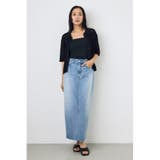 クロシェニットポロカラーカーディガン | AZUL BY MOUSSY | 詳細画像14 