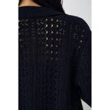 クロシェニットポロカラーカーディガン | AZUL BY MOUSSY | 詳細画像16 