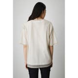 TULLE SET MESSAGE PRINT TEE | AZUL BY MOUSSY | 詳細画像7 
