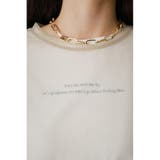 TULLE SET MESSAGE PRINT TEE | AZUL BY MOUSSY | 詳細画像8 