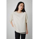 TULLE SET MESSAGE PRINT TEE | AZUL BY MOUSSY | 詳細画像3 