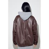 フェイクレザーミドルブルゾン | AZUL BY MOUSSY | 詳細画像34