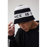 柄BLK5 | ロゴニットバケットハット | AZUL BY MOUSSY