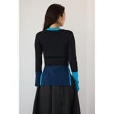 カラーブロッキングリブニット | AZUL BY MOUSSY | 詳細画像19