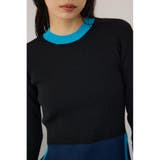 カラーブロッキングリブニット | AZUL BY MOUSSY | 詳細画像20