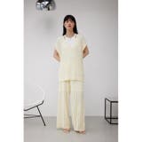 シアーフリンジニットベスト | AZUL BY MOUSSY | 詳細画像3 